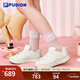 FILA FUSION斐樂(lè )女鞋面包厚底板鞋2026春季新款甜筒鞋百搭運動(dòng)休閑鞋 白棉花糖/豆腐白-MT 38