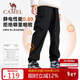 駱駝兒童長(cháng)褲防風(fēng)防水秋冬保暖休閑工裝褲時(shí)尚軟殼褲