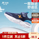 特步（XTEP）兒童童鞋女童運動(dòng)鞋小童密網(wǎng)魔術(shù)貼跑鞋 深邃藍/海灣藍 33碼