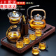 正揚電陶爐煮茶器全自動(dòng)上水一體泡茶電熱養生燒水玻璃茶壺家用電磁爐 戈米一體抽水胡+900提+自動(dòng)（樓閣）六色把杯
