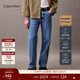 Calvin KleinJeans【復刻90系列】四季款男女情侶中性美式復古ck直筒牛仔褲 U1W-牛仔藍 33