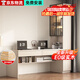 從文全實(shí)木轉角電腦桌書(shū)桌書(shū)架一體桌家用學(xué)生寫(xiě)字學(xué)習桌子帶書(shū)柜組合 長(cháng)140*款60*高200（右柜）