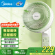 美的（Midea）電風(fēng)扇 壁扇家用掛壁風(fēng)扇臥室客廳輕音節能搖頭電扇大風(fēng)力空氣循環(huán)扇 FWA23UR【遙控款】