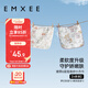 嫚熙（EMXEE）嬰兒口水巾新生純棉柔紗布小方巾寶寶洗臉巾兒童毛巾超軟手帕