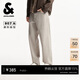 杰克·瓊斯（JACK&JONES） 春秋季男裝牛仔褲長(cháng)褲褲子廓形時(shí)尚百搭潮灰卡其色下裝226132002