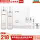 歐蕙（OHUI）套裝歐惠小綠瓶水乳霜套盒多效活妍潤膚女護膚品禮盒植物水乳韓國 歐惠晶致瑩白水乳霜6件套