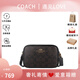 蔻馳（COACH）女包相機包JAMIE小包單肩斜挎包經(jīng)典老花大牌輕奢風(fēng)禮物女 深棕色配黑色CQ874IMAA8