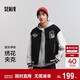 森馬（Semir）商場(chǎng)同款夾克男繡花棒球服情侶25春秋外套101125108121
