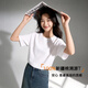 JD FASHION京東自有品牌100%新疆棉溯源T圓領(lǐng)短袖t恤男女寬松內搭打底衫