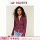 HOLLISTER25秋冬Y2K波點(diǎn)系帶府綢喇叭袖襯衫女裝340-5490 紅色圓點(diǎn) M (165/88A)