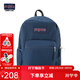 JANSPORT杰斯伯書(shū)包輕便雙肩包男女旅行包簡(jiǎn)約背包電腦包學(xué)生校園 47LW003海軍藍/藏青色-側邊袋