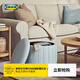 宜家（IKEA）ATERLOGA奧特洛佳矮凳儲物凳進(jìn)門(mén)凳入戶(hù)換鞋凳軟包坐墊凳 矮凳帶儲物/許蘭達 深灰色