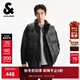 杰克·瓊斯（JACK&JONES）男裝秋冬季節馬甲背心寬松立領(lǐng)拉鏈摁扣字母時(shí)尚休閑225434011 E40黑色 M （175）