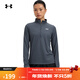 安德瑪（Under Armour）安德瑪Tech女子羅紋訓練運動(dòng)長(cháng)袖T恤1389857 暴雨灰044 M