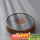 唐豐烏金石茶盤(pán)家用圓形功夫茶具托盤(pán)儲蓄水型小型茶臺茶海