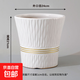 歐式金腰線(xiàn)高溫陶瓷花盆辦公室陽(yáng)臺客廳落地金錢(qián)樹(shù)圓形高顏值 口徑24【1個(gè)裝】