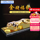 卡斯蘭汽車(chē)香水汽車(chē)擺件車(chē)載金錢(qián)豹子車(chē)上中控臺裝飾香薰新車(chē)除異味男士 金色合金款