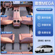 君卜適配2025款理想mega home腳墊碳纖維紋上層地毯 汽車(chē)內改裝飾配件 [主副駕+二排(覆蓋軌道)+三排]高奢定制 理想MEGA[Home版]