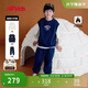 NEW BALANCE4-14歲男女童春秋新品套裝時(shí)尚背心三件套
