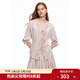 獨束女裝【奶油芍藥】小衫半裙套裝2026春裝新款蕾絲花邊時(shí)尚套裝 霧粉上衣 2XL （尺碼：4）