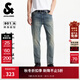 杰克·瓊斯（JACK&JONES）男裝牛仔褲時(shí)尚百搭經(jīng)典舒適出街彈力涼感修身九分褲子225332052 E39中藍牛仔 常規 34 180 W34