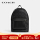 蔻馳（COACH）【京東奧萊】奢侈品男士WEST大號黑色雙肩包CV925QBMI5 黑色
