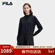 FILA 斐樂(lè )官方女子連衣裙2026春新款時(shí)尚休閑寬松假兩件拼接裙子 傳奇藍-NV L 170/88A/L