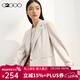 G2000【可機洗】G2000女裝SS24商場(chǎng)新款柔軟可束袖口中長(cháng)款休閑西服 格子布-米白色休閑西裝28寸 L /38