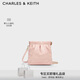 CHARLES&KEITH迷你菱格鏈條流浪包單肩包雙肩包包女包生日新年禮物CK2-60782390