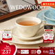 Wedgwood【新年禮物】歡愉假日咖啡杯碟陶瓷茶杯碟高顏值杯碟情侶杯 歡愉假日象牙白杯碟1個(gè)200ml