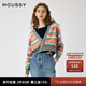 moussy 女裝新品迪士尼合作款米奇印花針織開(kāi)衫028GAL70-5020 165花紋灰色 00020/F