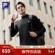 FILA 斐樂(lè )男子針織長(cháng)袖上衣2026春季新款健身運動(dòng)簡(jiǎn)約半拉鏈運動(dòng)長(cháng)T恤 深黑-BK 2XL 185/104A/XXL