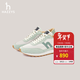哈吉斯（HAZZYS）男鞋 春秋款鞋子慢跑鞋運動(dòng)鞋日常通勤休閑男ALPZ7FBA068 淺綠色LG 42 （265）