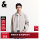 杰克·瓊斯（JACK&JONES） 男裝秋季夾克時(shí)尚潮流翻領(lǐng)略寬松兩側插袋松緊下擺上衣2253P3002