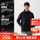 安踏行政夾克丨加絨保暖運動(dòng)外套男士冬季防潑水梭織連帽商務(wù)型殼上衣