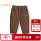 巴拉巴拉長(cháng)褲加絨男童小直筒褲子2025秋冬休閑褲【商場(chǎng)同款】201425108114