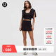 lululemon丨Align? 女士運動(dòng)高腰短裙 LW8ALQS 黑色 S /6