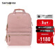 新秀麗（Samsonite）商務(wù)通勤雙肩包電腦包15.6英寸女背包大容量大開(kāi)口NO0 禮物