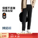 李寧馬龍同款榮耀系列紳適褲通勤褲商務(wù)褲男褲秋季防曬針織直筒運動(dòng)褲 【加絨款】直筒-黑色901-2 L
