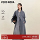 VEROMODA 毛呢大衣2025秋冬新款金屬珠鏈雙面呢簡(jiǎn)約優(yōu)雅大氣32544S004