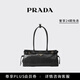 PRADA/普拉達【禮物】女士Prada Bonnie中號牛皮革手提單肩包 黑色