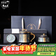 悟茗堂紫砂鎏金泡茶杯茶水分離杯高檔禮盒喬遷伴手禮生日禮物男