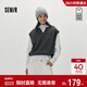 森馬（Semir）[商場(chǎng)同款]長(cháng)袖襯衫女條紋襯衣V領(lǐng)背心秋2025兩件套101525105017