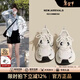 CAMILA KSENIA老爹鞋女士2025新款冬季舒適小白鞋網(wǎng)面透氣柔軟休閑運動(dòng)鞋子百搭 白色 36
