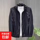 夏季新款男士防曬衣夾克外套戶(hù)外釣魚(yú)防曬服連帽潮流薄款透氣上衣 黑色 XL 建議110-122斤
