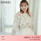SNIDEL秋冬甜美荷葉邊露肩收腰系帶印花連衣裙SWFO244271 圓點(diǎn)圖案 S （0）