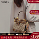 viney斜挎包包女包品牌水桶包洋氣手提包送生日情人節禮物女朋友老婆 【咖啡色】實(shí)用輕奢高檔單肩包 小眾時(shí)尚百搭休閑復古小包