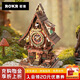 若客（ROKR）布谷鳥(niǎo)鐘 積木成人3D立體拼圖diy手工木質(zhì)拼裝模型玩具生日禮物