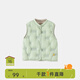 papa【商場(chǎng)同款】爬爬冬季兒童羽絨馬甲輕暖保暖男女寶寶洋氣時(shí)髦 淺綠色 100 cm
