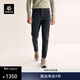 KAILAS凱樂(lè )石洛克X軟殼褲男抓絨保暖防靜電戶(hù)外防風(fēng)加厚登山徒步褲秋冬 玄青黑 33
